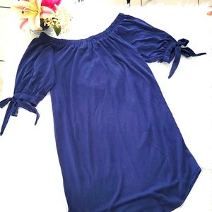 DEREK HEART Women Navy Blue Dress